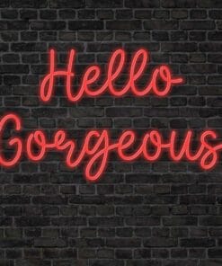 Hello gorgeous Neon Sign