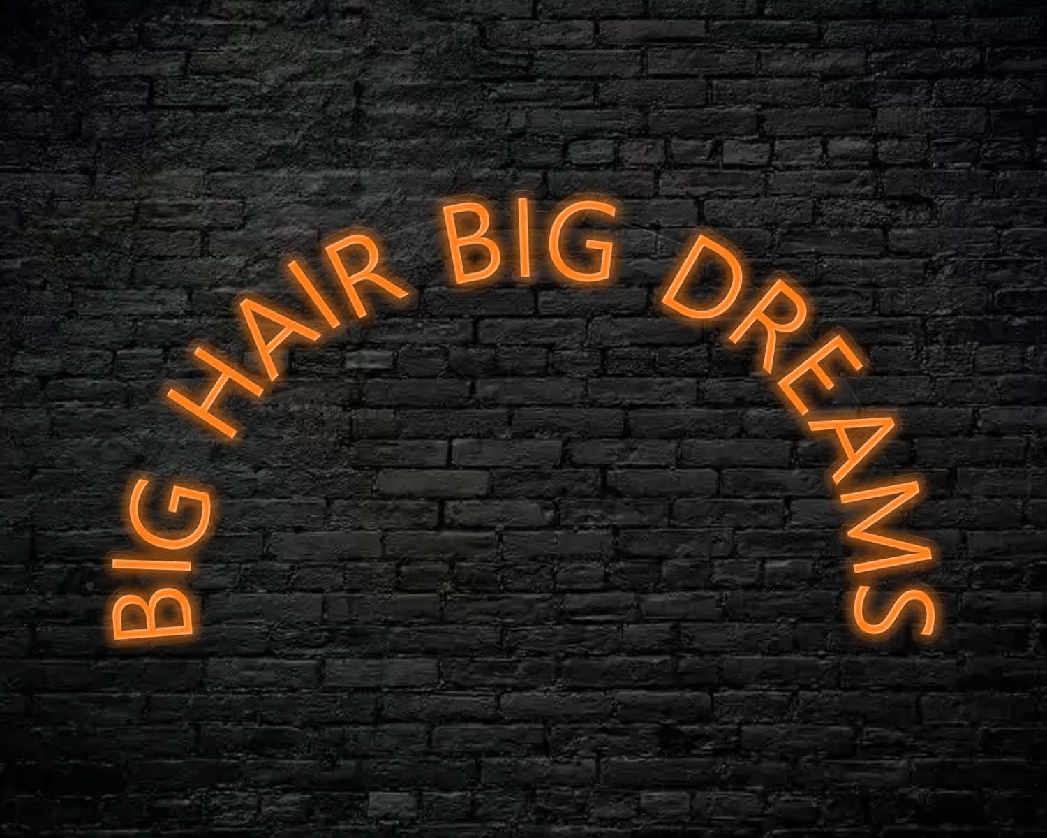 Big Hair Big Dreams Neon Sign - Image 7