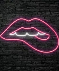 Bite lips Neon Sign