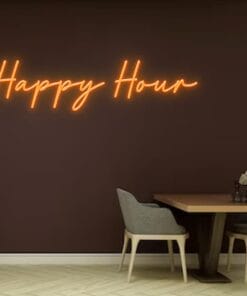 Alternative view of Happy Hour Neon Sign