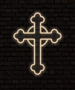 Alternative view of Cross Neon Sign