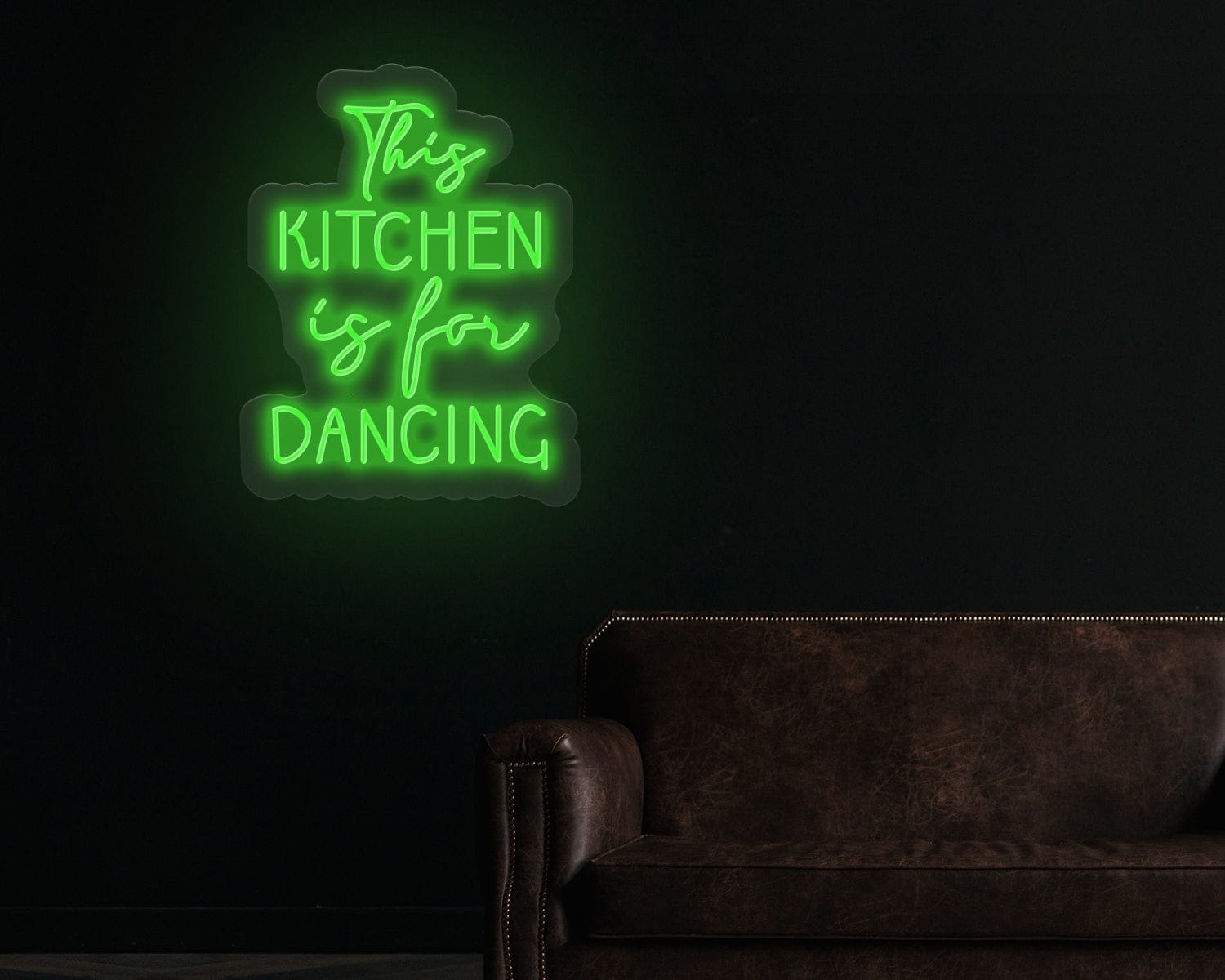 The Kitchen is for Dancing Neon Sign - Image 3