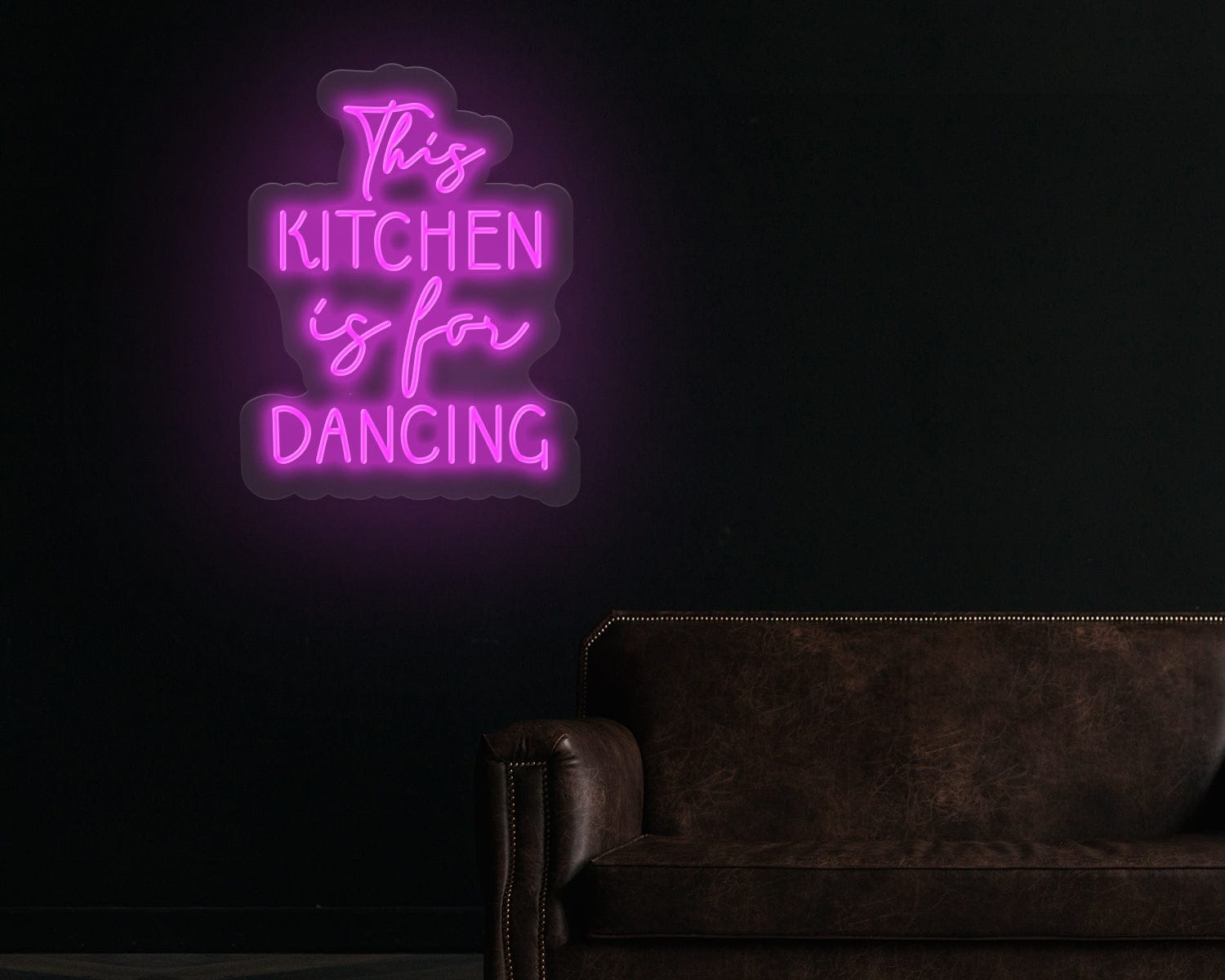 The Kitchen is for Dancing Neon Sign - Image 2