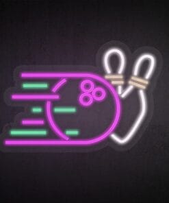 Alternative view of Bowling Neon Sign