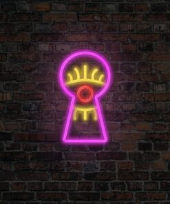 Keyhole Eyes Neon