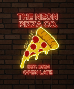 Pizza Neon Sign Shop Decor Neon Art Sign