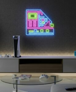 Alternative view of Cute Cartoon LED Neon Sign Kids Room Decor Sign