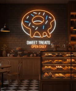 Alternative view of Donuts Neon sign Shop Decor Neon Sign