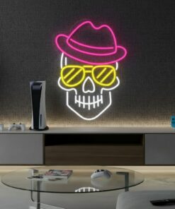 Skull Neon Sign Gaming Room Decor Sign