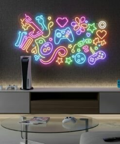 Cute Panda Neon Sign Artwork Kids Unique Gift