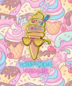 Ice Cream Artwork Neon Sign Wall Decor Sign