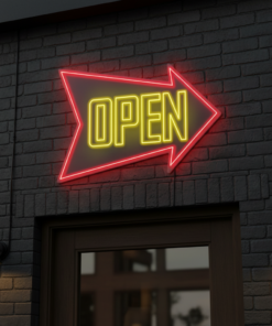 Open Neon Sign Shop Decor Led Neon Sign