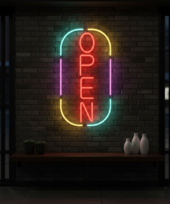 Colorful Open Led Neon Sign Shop Decor Sign