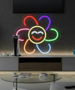 Smiling Sunflower Led Neon Sign