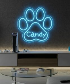 Custom Paw Neon Sign
