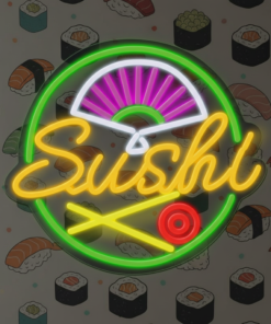 Sushi Led Neon Sign For Shop Wall Decor