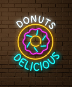 Donuts Led Neon Sign Shop Decor Sign