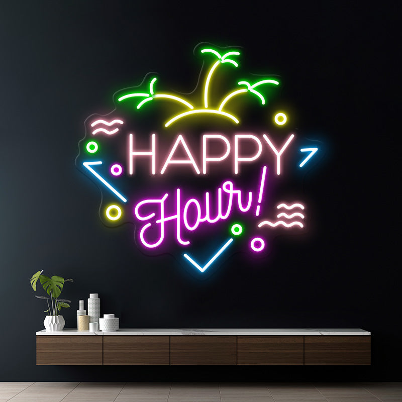 Custom Happy Hour Led Neon Sign Home Decor Sign - Image 8