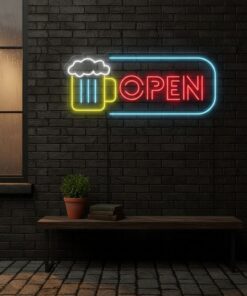 Bar Open Led Neon Sign Shop Decor Sign
