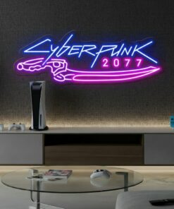 Alternative view of Cyberpunk 2077  Neon Sign for Gaming Room Decor