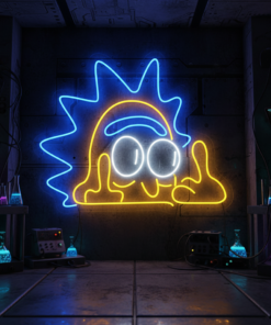 Rick And Morty Art Led Neon Sign Light Home Decor Sign