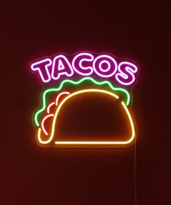 Tacos Led Neon Sign Business Shop Decor Sign