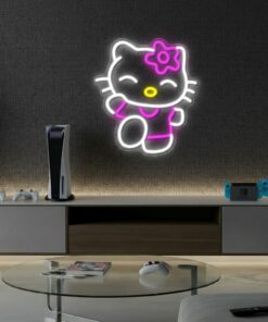 Hello Kitty Neon Sign for Girls Gift Room Wall Decor