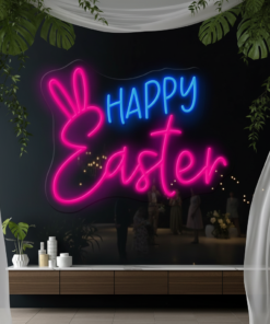 Happy Easter Led Neon Sign Party Decor Sign