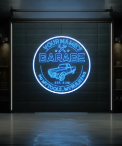 Alternative view of Custom Garage Led Neon Sign Man Cave Gift