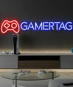 Gamertag Led Neon Sign Man Cave Decor Sign