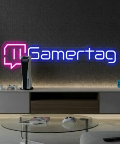 Alternative view of Gamertag Led Neon Sign Man Cave Decor Sign