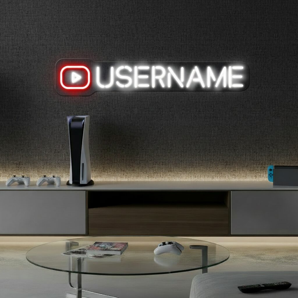 Gamertag Led Neon Sign Man Cave Decor Sign - Image 5