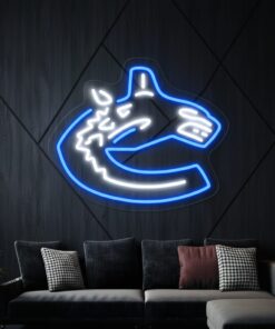 Vancouver Canucks Led Neon Sign Beer Bar Man Cave Wall Decor Sign