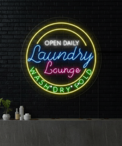 Laundry Shop Open Led Neon Sign