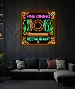 Restaurant Led Neon Sign Shop Dining Room Decor Sign