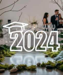 Alternative view of 2025 Hat LED Neon Sign Grad Prom Party Decor Sign