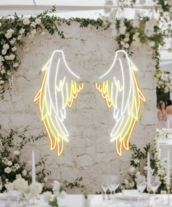 Angel Wing Neon Sign Custom Handmade Art Neon Light