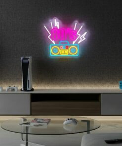 Back To The 80s Neon Light  Retro Party Decor Neon Sign