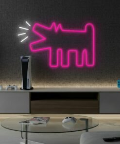 "Barking Dog" Kids Room Neon Sign