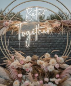 Alternative view of Better Together Neon Sign for Party Decor