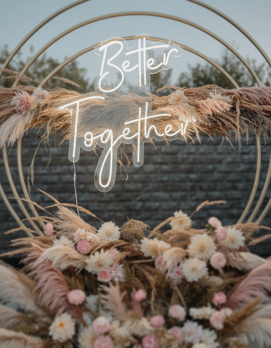 Better Together Neon Sign for Party Decor - Image 2