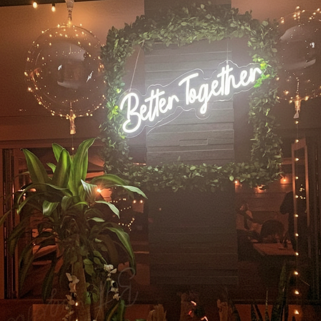 Better Together Neon Sign for Party Decor - Image 3