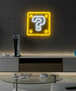 Alternative view of Block Neon Sign Question Square Led Neon Sign