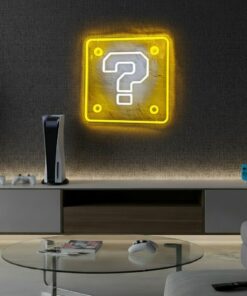 Block Neon Sign Question Square Led Neon Sign
