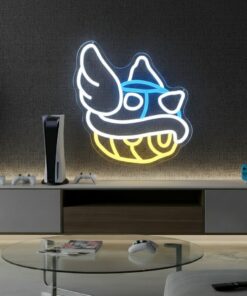 Blue Shell Led Neon Sign Gaming Room Decor Sign