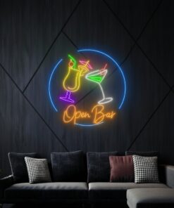 Alternative view of Cocktail Juice Fruit Neon Sign Light Bar Club Neon  Sign