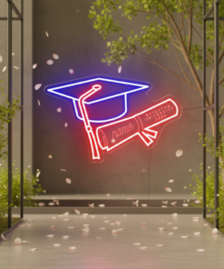 Custom Graduation Name Neon Sign University College Name Neon Sign