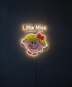 Custom Little Miss Neon Sign Cartoon Neon Sign Kids Room Decor