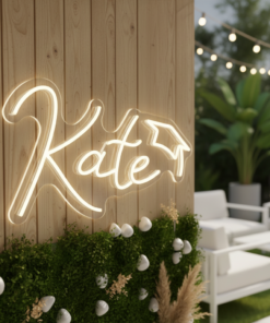 Alternative view of Custom Name Neon Light for Class of 2025  Prom Party Decor