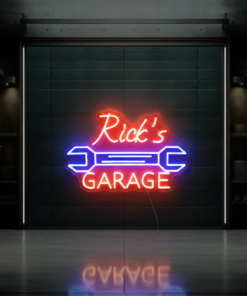 Alternative view of Custom Garage Led Neon Sign Men Gift Neon Light